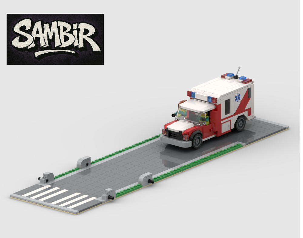 Lego Princeton Plainsboro – Driveway and Ambulanz