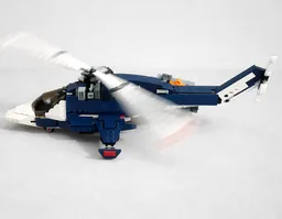 Motorised helicopter
