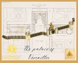 Château de Versailles part 5 "grilles d'honneur"- LEGO Model (1969 pieces)