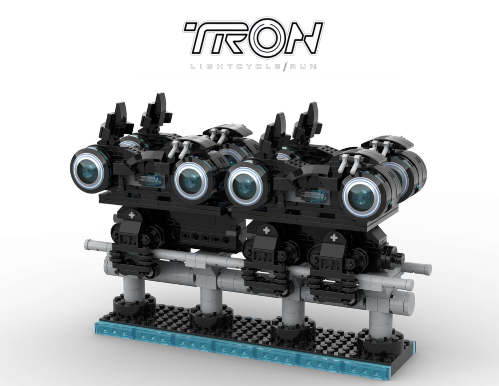 Lego ROLLERCOASTER - TRON - World's Magic Kingdom