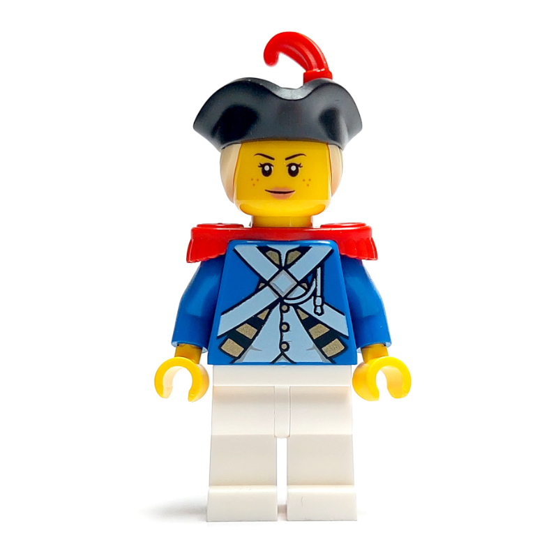 Lego Soldier (Bluecoat) - Captain, Female