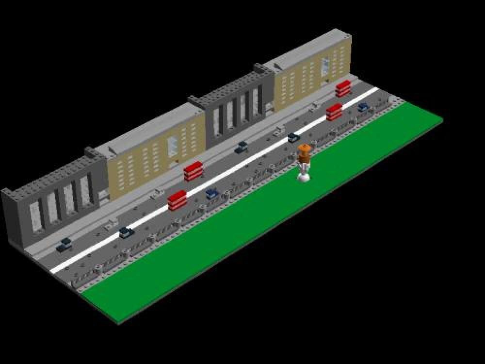 Lego London city streets