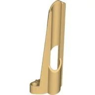 Technic Panel Fairing # 8 Small Long, Large Hole, Side B / Pearl Light Gold