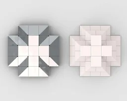 A 2D CROSS and A 3D CROSS