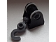 Lego String Reel 2 x 2 Holder with Light Bluish Gray Drum with Black String Thin and Dark Bluish Gray Hook with Tow Ball (2584 / 2585 / x77a / 30395)