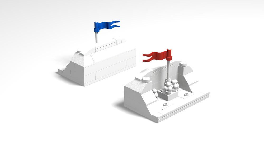 Lego Snow Forts