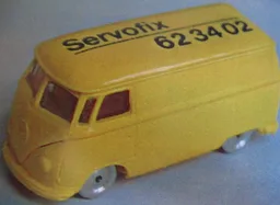 HO Scale VW Van - Yellow Base, SERVOFIX 623402 Print