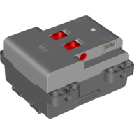 Lego Hub, Powered Up 2-Port (Non-Bluetooth) - Clip Opening / Dark Bluish Gray