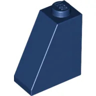 Brick Sloped 65° 2 x 1 x 2 / Dark Blue