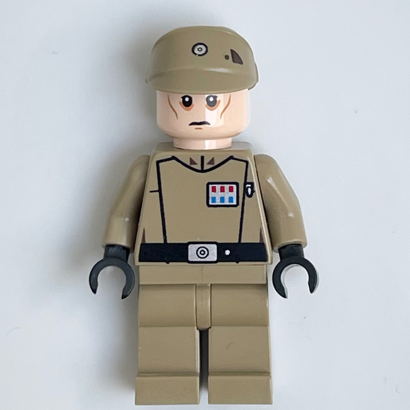 Lego Imperial Officer / Captain / Commandant / Commander, Dark Tan Uniform
