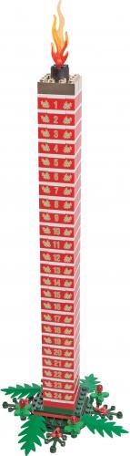 Lego Build your own Holiday Countdown Candle