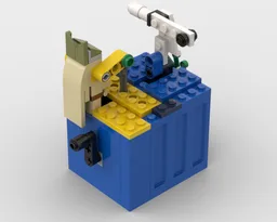 Batyoda Trying To Lift A Spaceship Kinetic Sculpture
