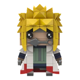 Namikaze Minato Naruto Brickheadz MOC