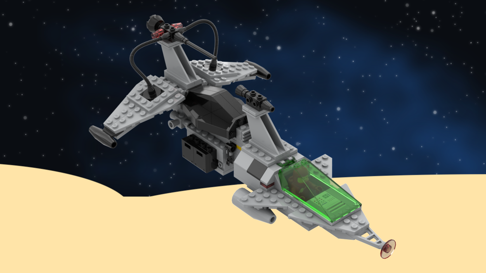Lego Classic Space Reimagined: Gamma V Laser Craft 6891