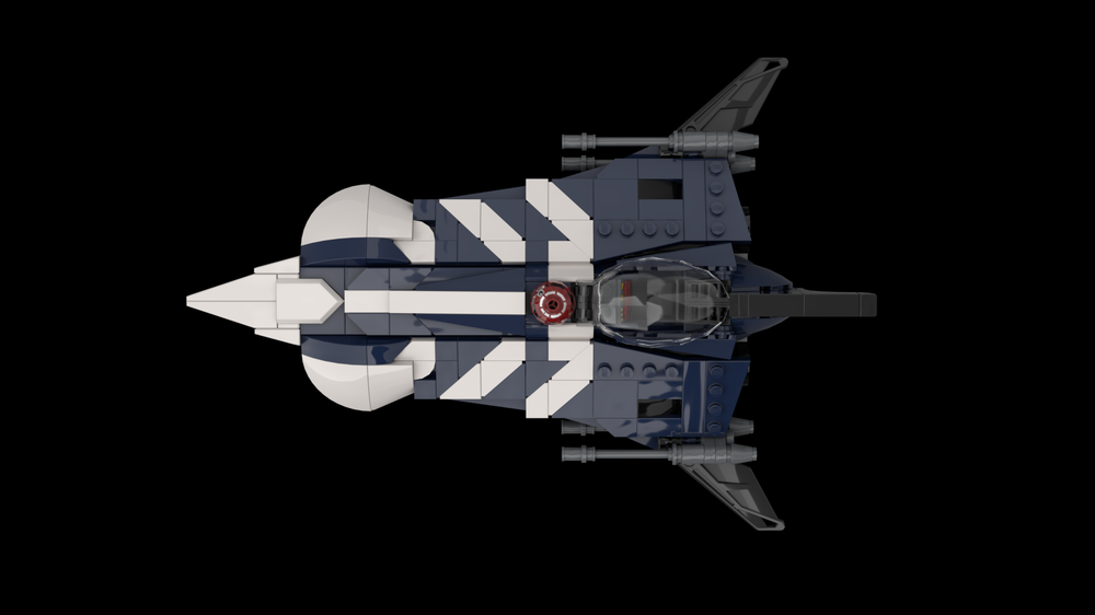 Lego Azure Angel Anakin's modified Delta-7 Starfighter