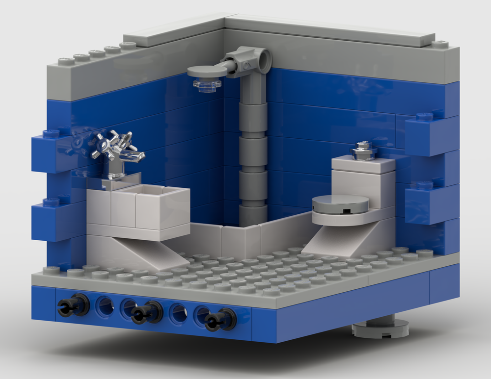 Lego Space Base Alpha - 10. Bathroom