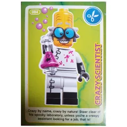 Trading Card, Create The World - Crazy Scientist / [No Color/Any Color]