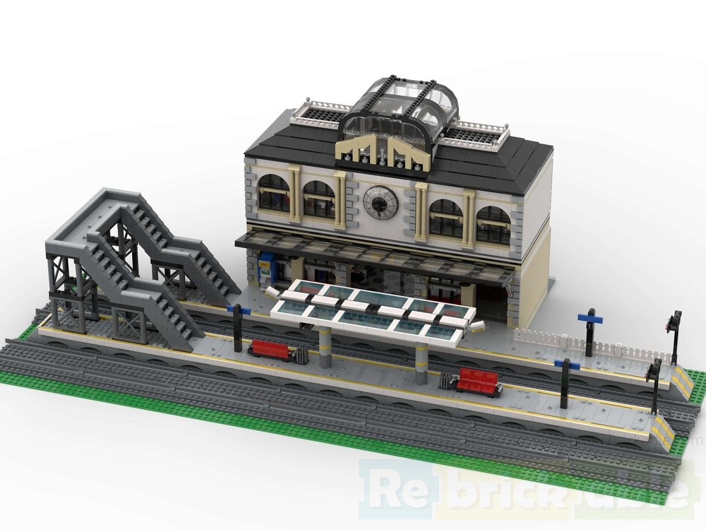 Lego Grand Central Modular Train Station & Platform Expansion