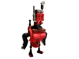 Red robot "Tractor-Bot"