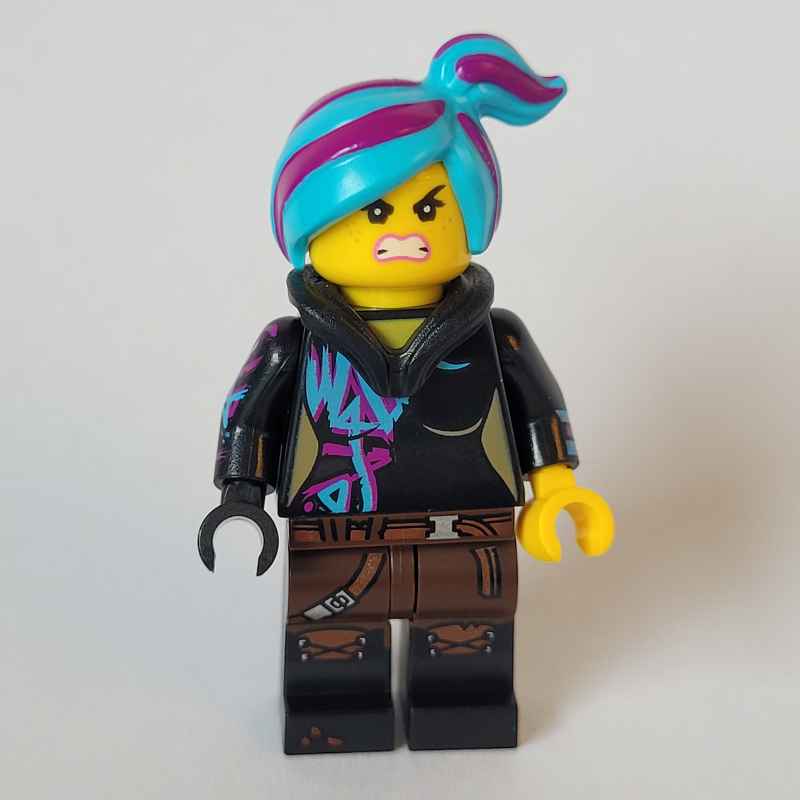 Lego Lucy Wyldstyle, Medium Azure Hair