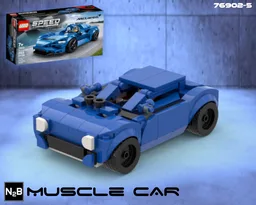 Muscle Car LEGO 76902 alternative build 5