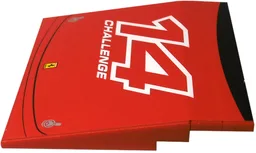 Stickered Assembly 8 x 8 x 1 with '14 CHALLENGE' and Ferrari Logo Pattern (Sticker) - Set 8143