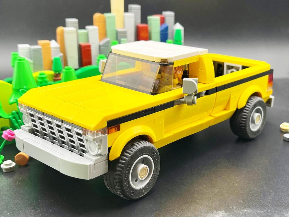Lego 1973 Built Tough F-100 - Yellow