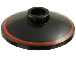 Dish 2 x 2 Inverted [Radar] with Red Outer Circle Print