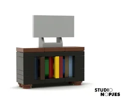 TV Cabinet with Books