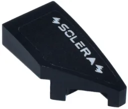 Wedge 2 x 1 x 2/3 Right with White 'SOLERA' Logo Pattern (Sticker) - Set 77244