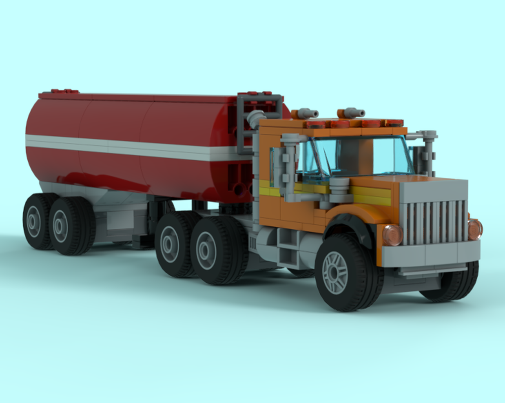 Lego Fuel Tanker Truck "Bison"