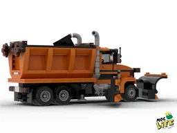 Canadian spreader plow