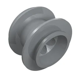 Wheel 68.8 x 40 Balloon Large / Light Bluish Gray