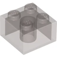 Brick 2 x 2 without Inside Ridges / Trans-Brown