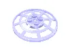 Dish 6 x 6 Inverted, Radar / Webbed [Anti-studs at 90°] / Trans-Purple