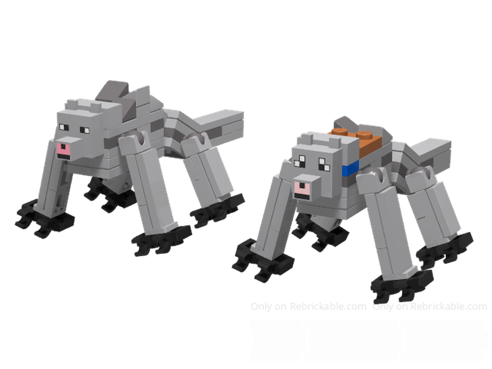 Lego MUTANT WOLVES!!!