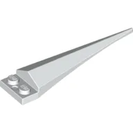 Plate Special 1 x 2 with Angular Extension and Flexible White Tip / White