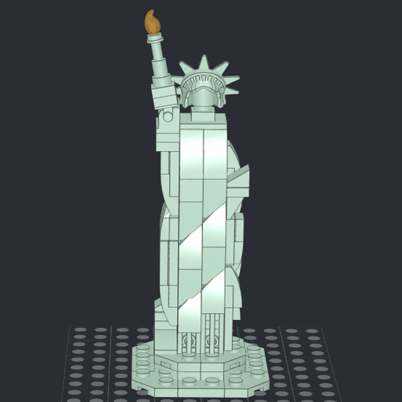 Lego Nano Statue of Liberty (No Pedestal)