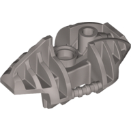 Lego Large Figure Limb Cover, Upper Leg Section (Piraka) / Pearl Light Gray
