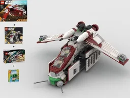 Classic LAAT Republic Gunship - Alternative Build (75354 / 75432 / 75402 / 31377)