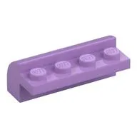 Brick Curved 2 x 4 x 1 1/3 / Medium Lavender
