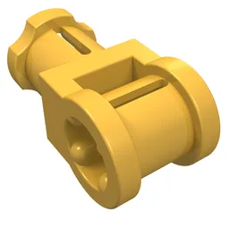 Technic Axle Connector with Axle Hole / Bright Light Orange