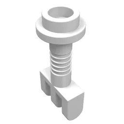 Hinge Bar with 3 Fingers and End Stud (Control Lever) / White