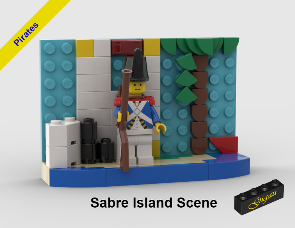 Lego Sabre Island Scene for TV #40774
