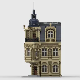 Beaux-Arts Modular Building without interior