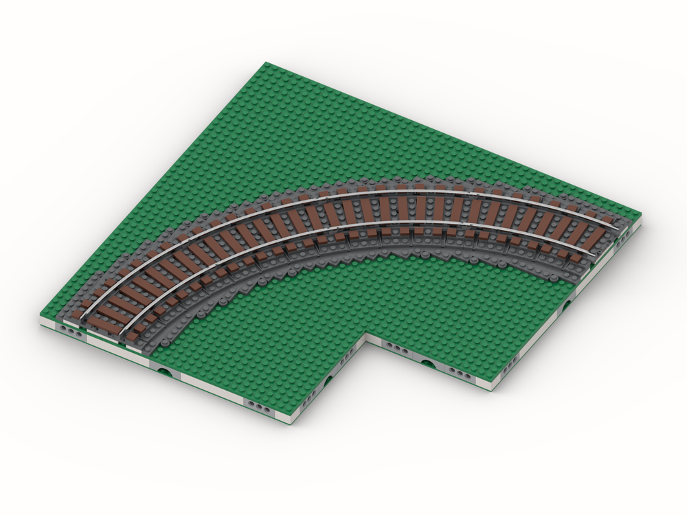 Lego MILS ballasted R40 Curve