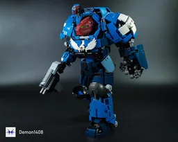 LEGO Space Marine Terminator Vakama ( Warhammer 40K + BIONICLE )