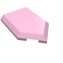 Tile Special 2 x 3 Pentagonal / Bright Pink