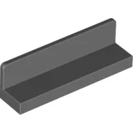 Panel 1 x 4 x 1 with Rounded Corners [Thin Wall] / Dark Bluish Gray