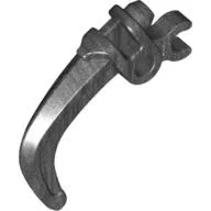Large Figure Weapon Claw, with Clip / Pearl Titanium